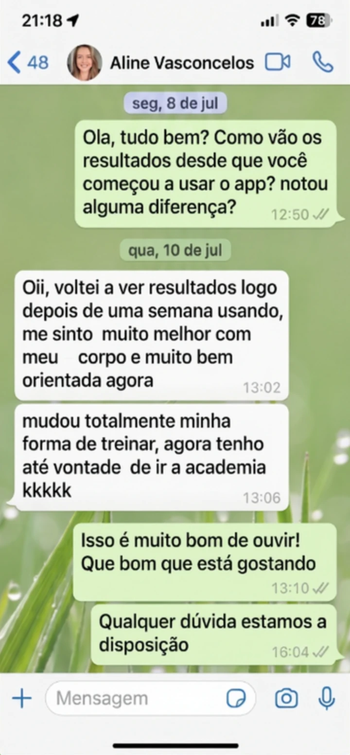 Depoimento de Aline Vasconcelos